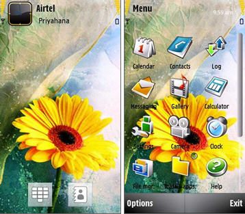 скачать Cute Flower для Nokia 5230