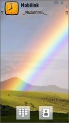 Радужная тема для Nokia 5230